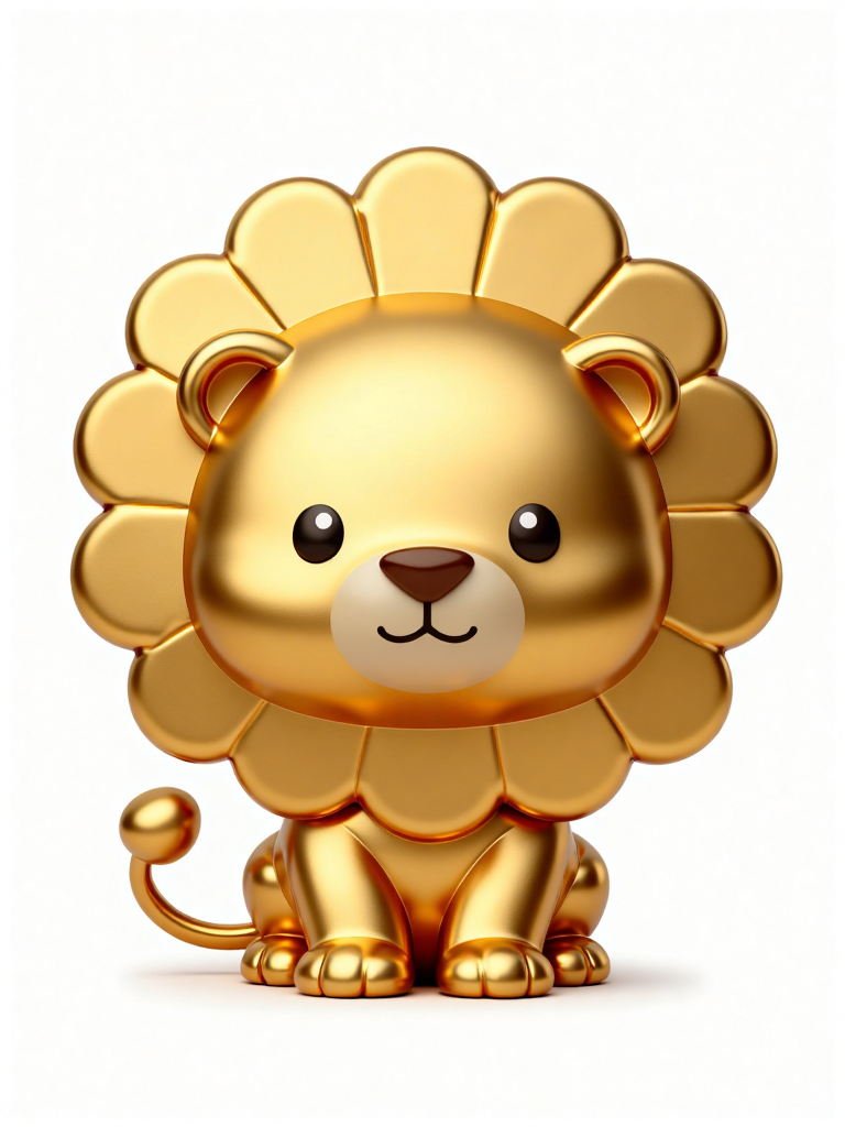 Q版可爱金色图标