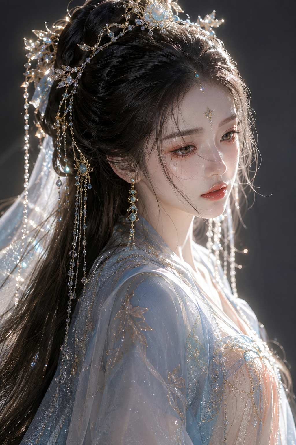 国风仙侠古装美女肖像摄影