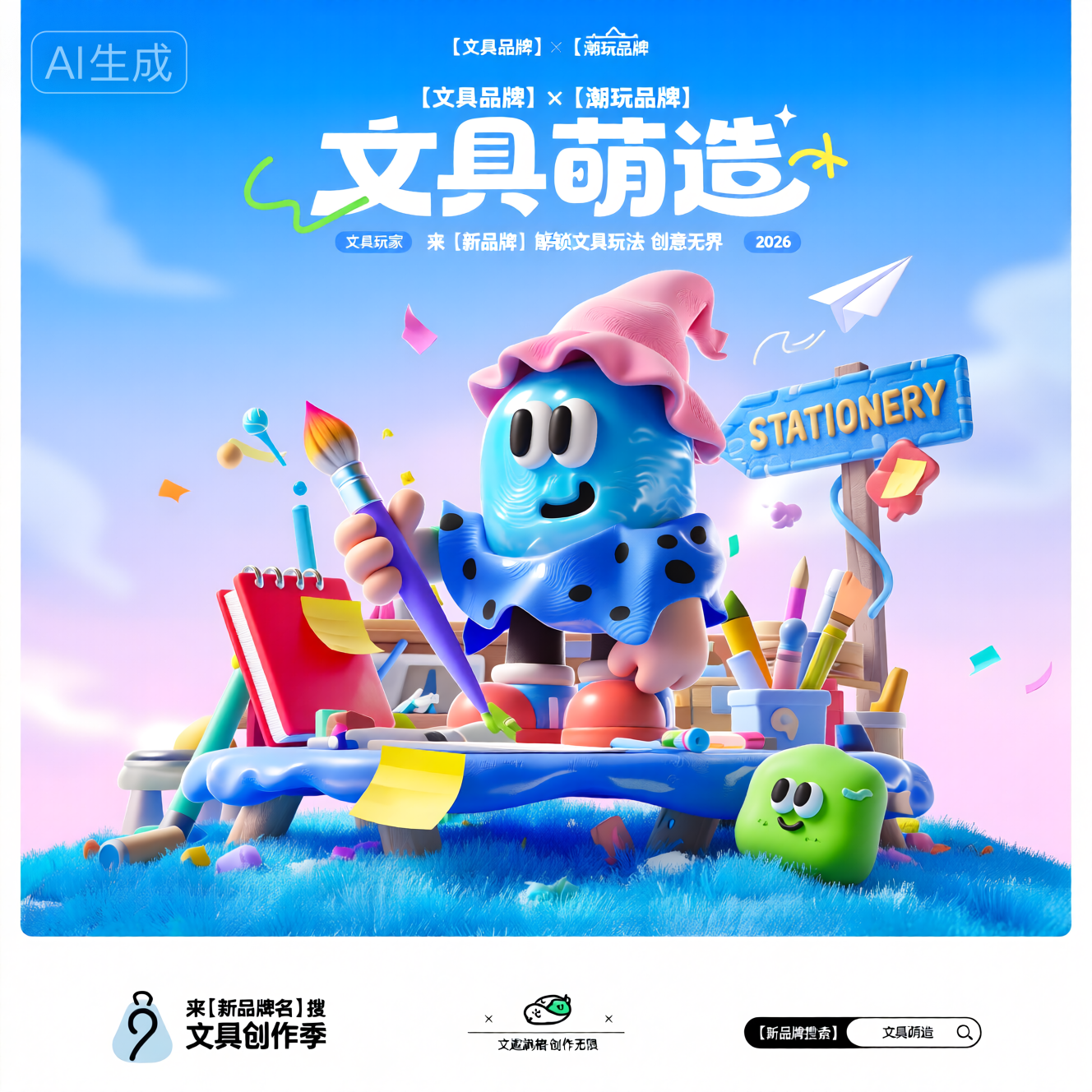 3D视觉文具类IP