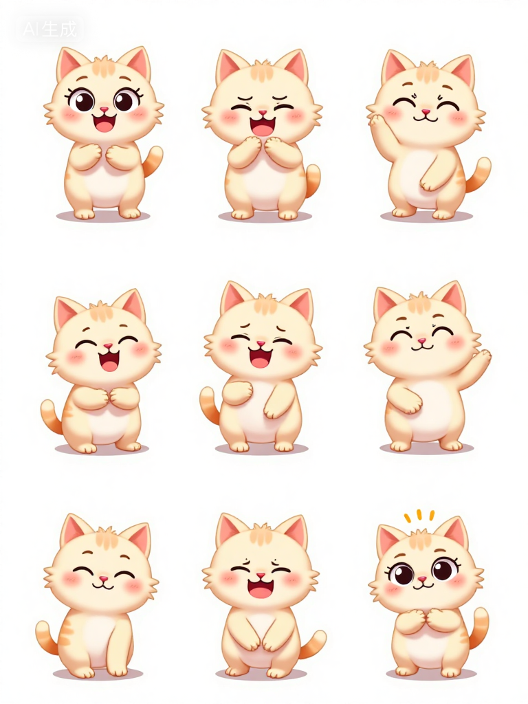 角色一致卡通IP形象表情包