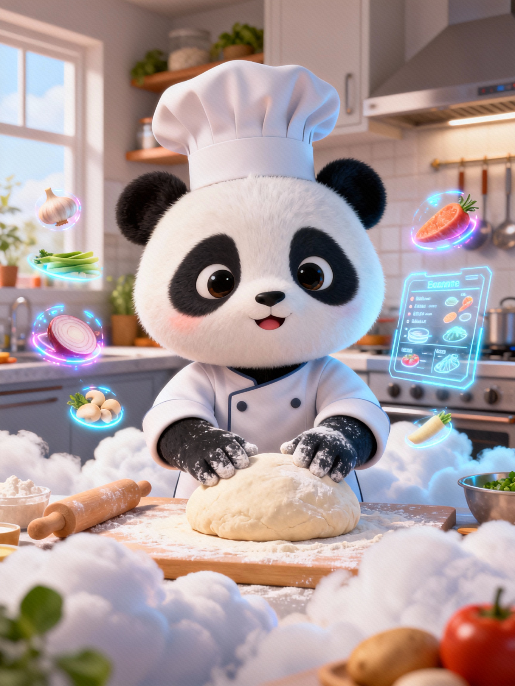 3D卡通插画IP角色-Qwen-Image