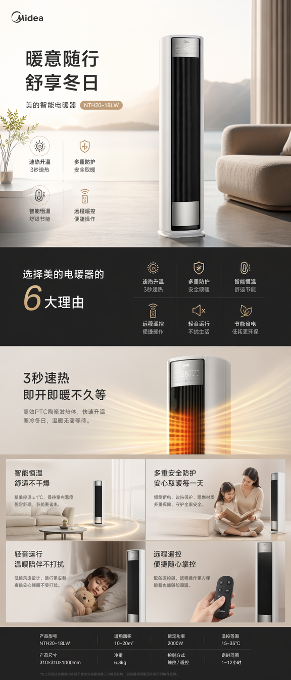 一键生成电商主图、KV海报、详情海报｜一键全案。自动排版设计