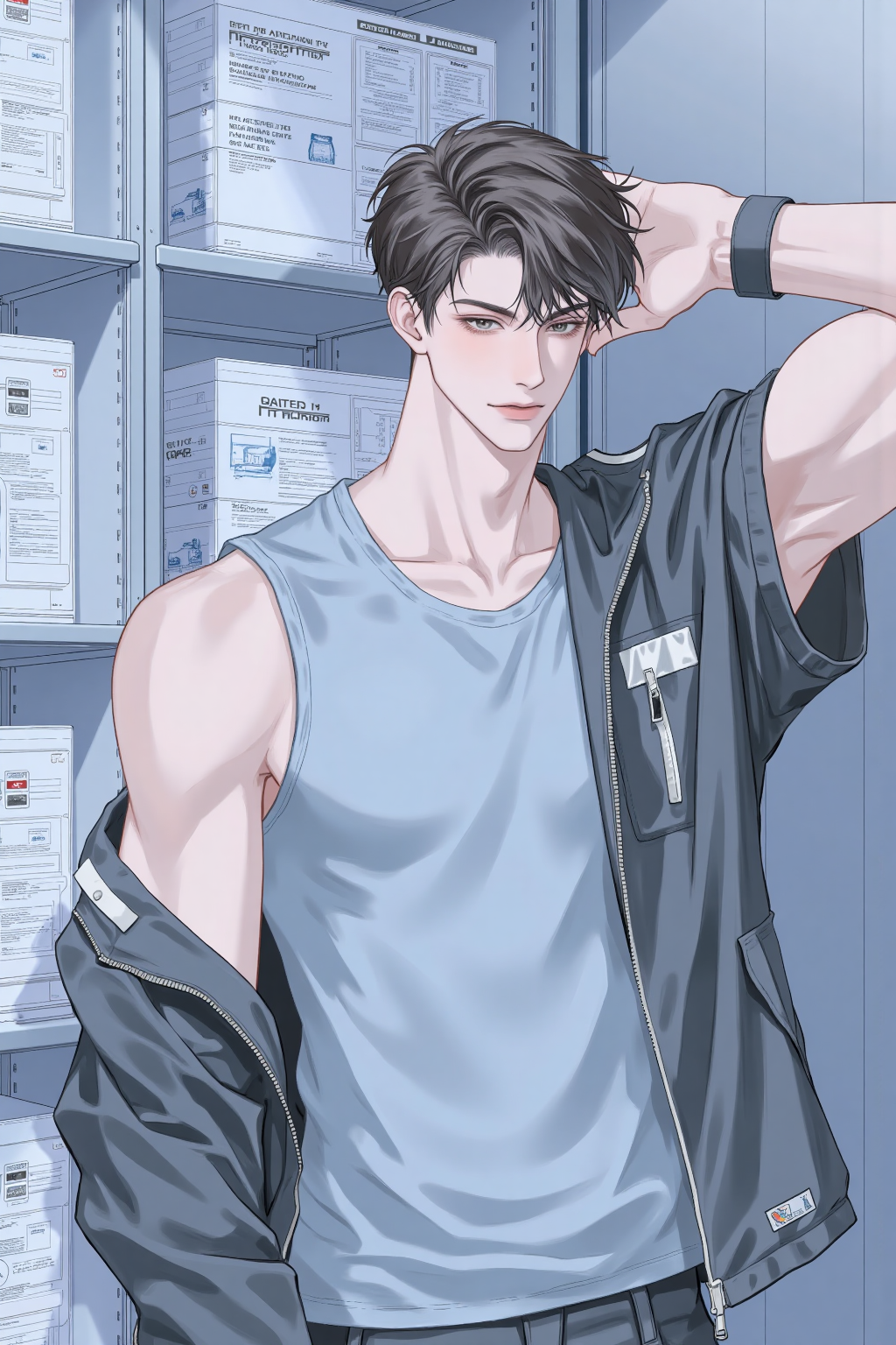 错频回望_高冷漫画帅哥小说封面男主推文