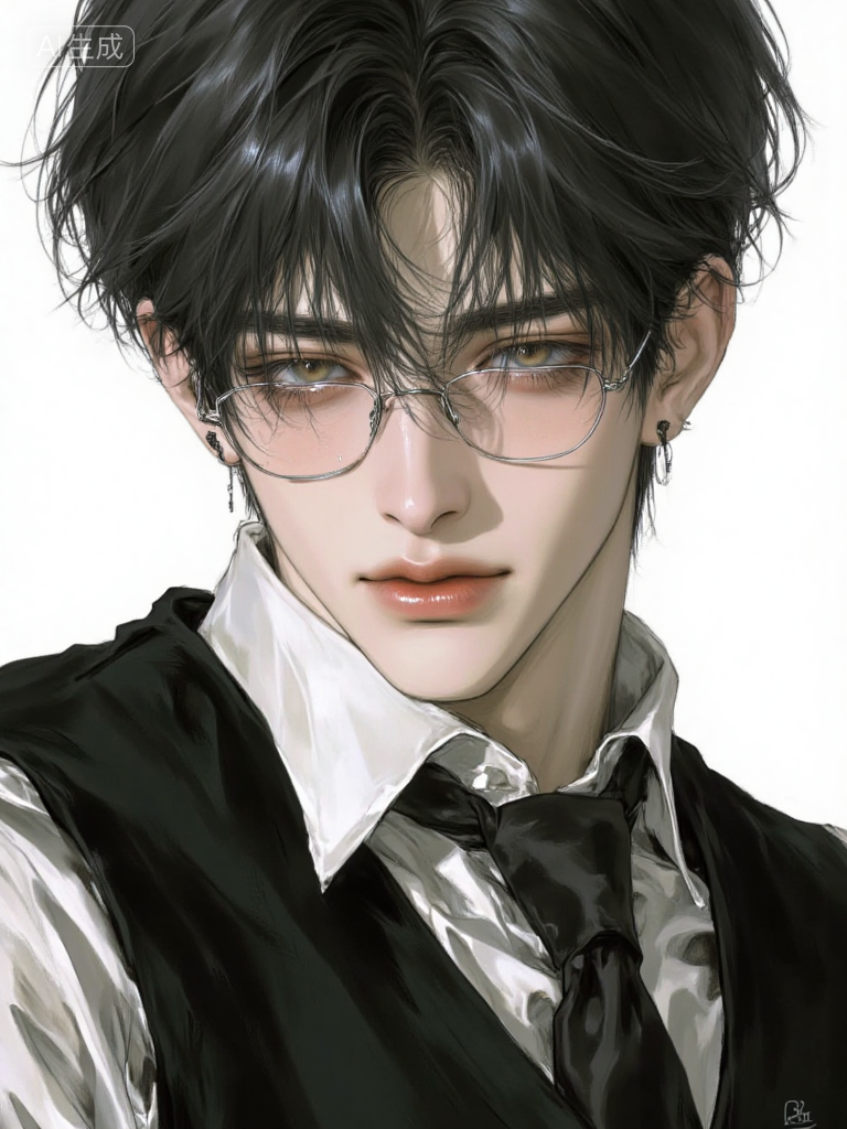 F.1|厚涂男生jade_黑曜石