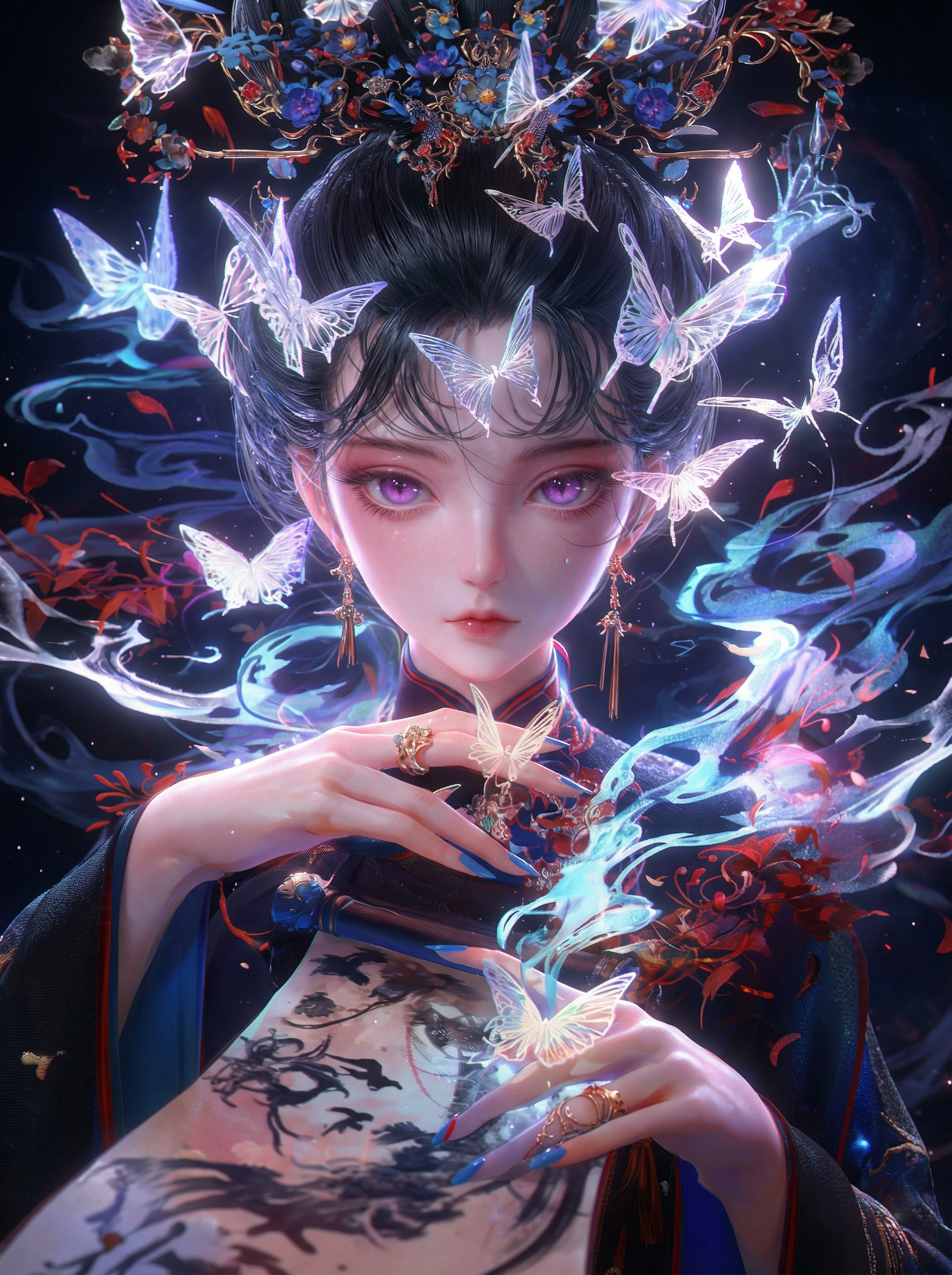 原画转3D质感CG示例，原图来源于网络，仅做转3D演示用