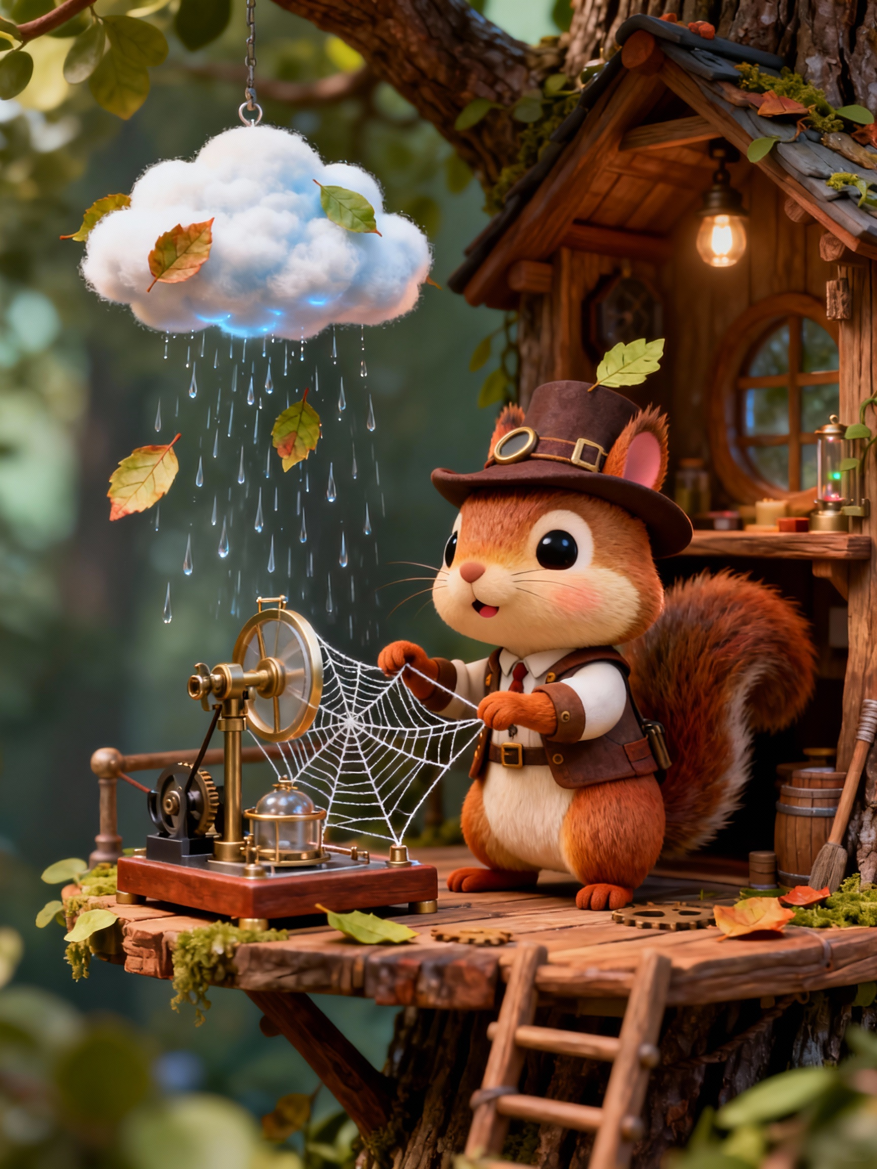 3D卡通插画IP角色-Qwen-Image