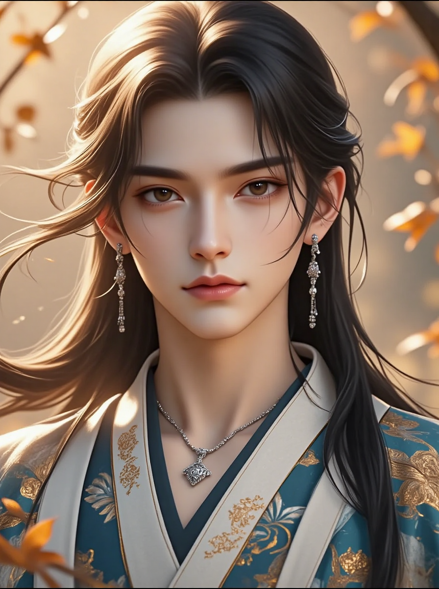 F.1 - 3D Novel Male Main Character Thick Painting