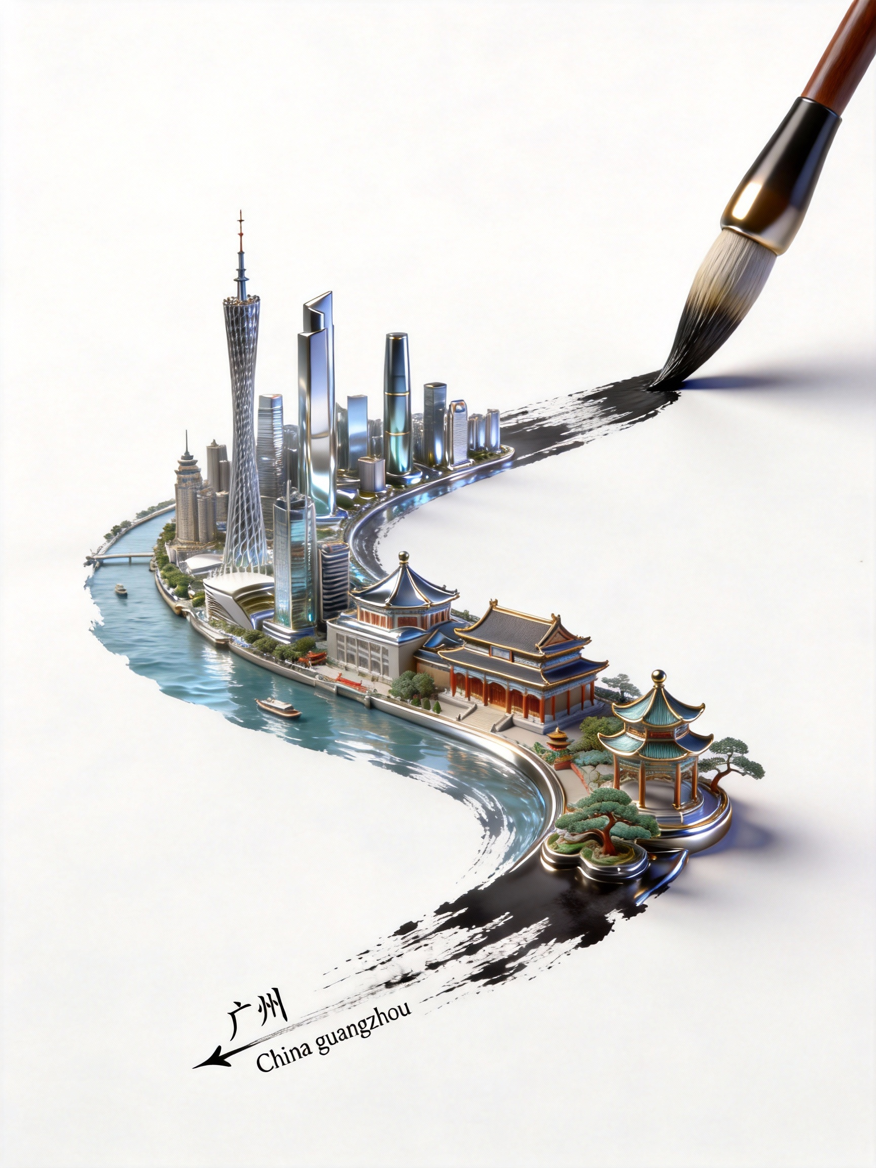 书法城市，微观广州