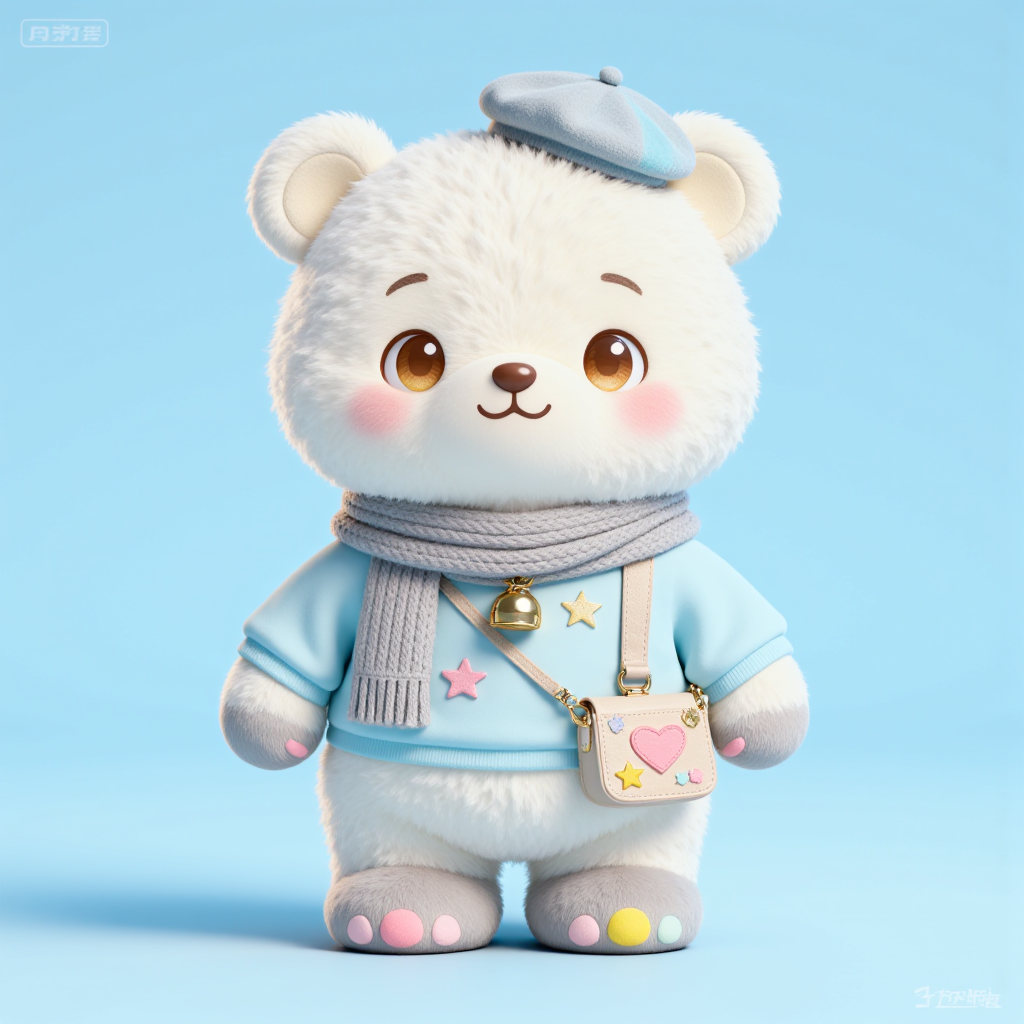 萌系毛绒小熊 